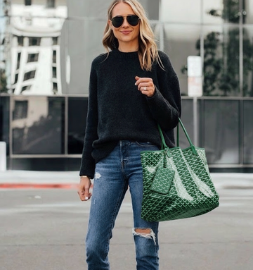 Averie | Luksusowa torba tote z wzorem i dopasowaną kopertówką