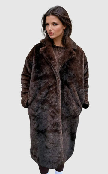 Dames Kunstbont Winterjas – Faux Fur, met Zachte Voering, Warme Jas voor Winter en Dagelijks Gebruik