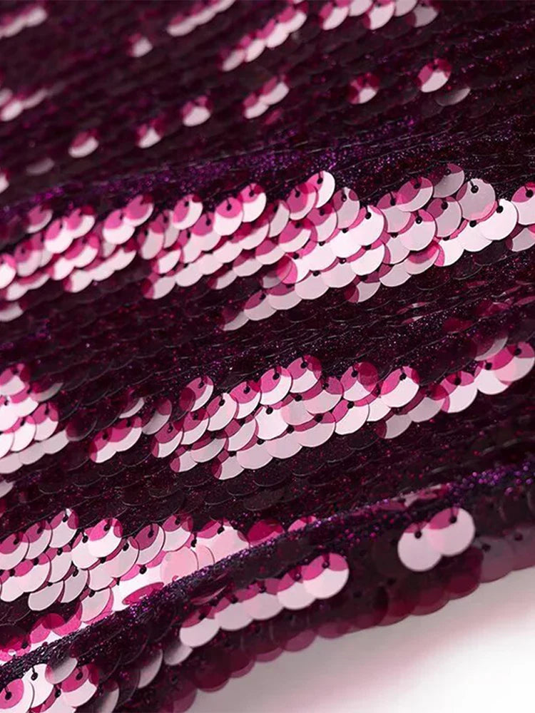 Sukienka MidnightGlam kobieca błyszcząca wieczorowa 