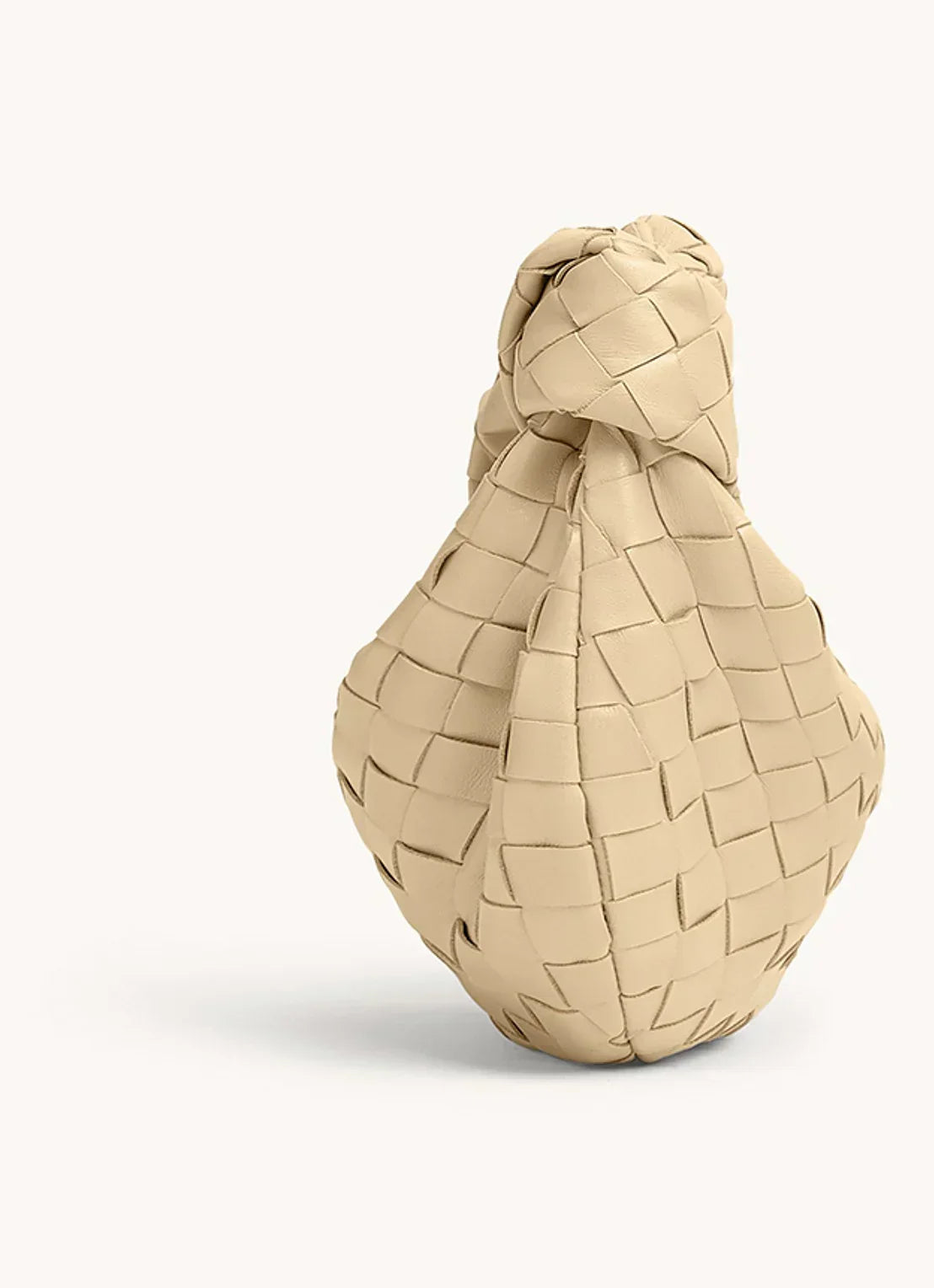 Allegra torebka damska – kremowa torebka z plecionym wykończeniem